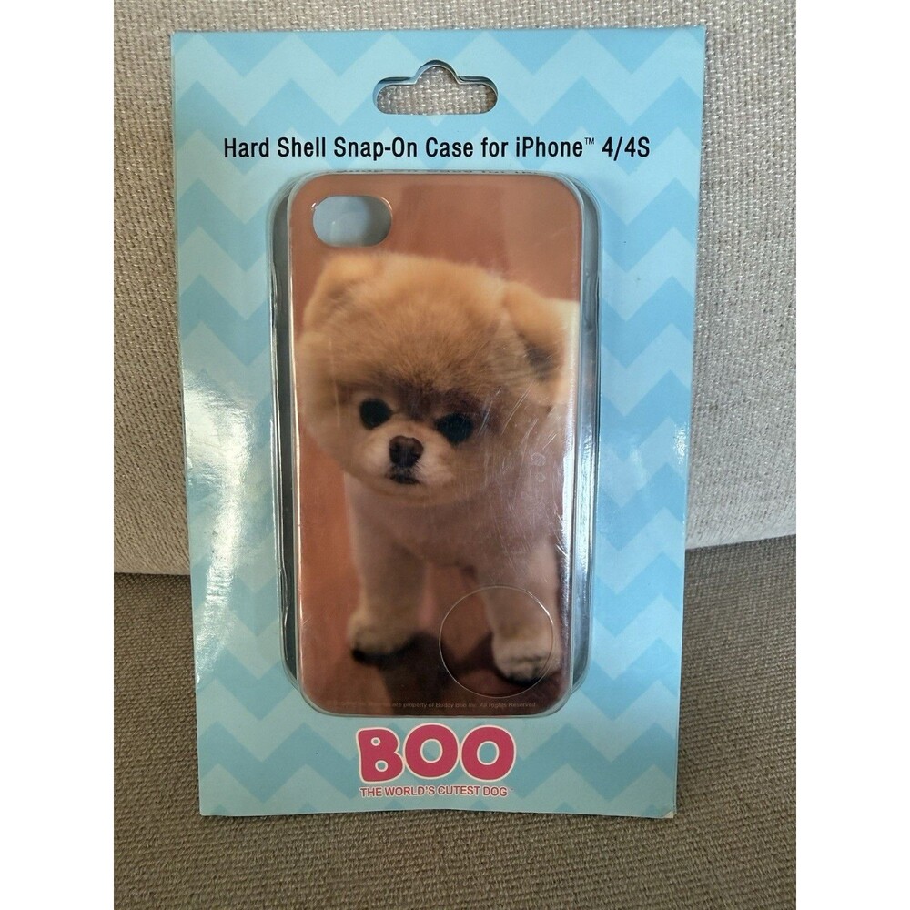 NEW In Box "Boo the World's Cutest Dog" Hard Shell Snap Ok Case iPhone 4/4S Gift